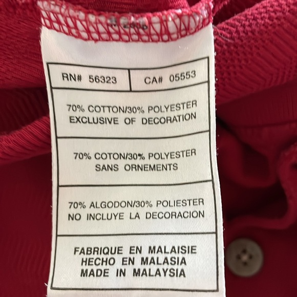 Vintage Nike PGA CHAMPIONSHIPS Red Collared Tee SzXL - Picture 10 of 10